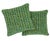 Contemporary Contemporary Schumacher X Timothy Corrigan Corail Velvet Pillow in Emerald For Sale - Image 3 of 5