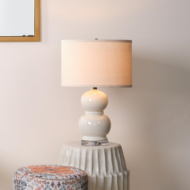 Transitional Lifestyle by JY Bubble Table Lamp in Cream For Sale - Image 3 of 5