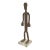 Tall Metal Standing Dogan Tribe Style Figure of Forged Iron, 15.5” High For Sale