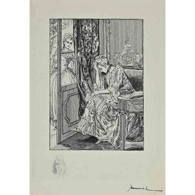 Pierre Georges Jeanniot, The Life of Casanova 6, Etching, Early 20th Century For Sale - Image 3 of 3