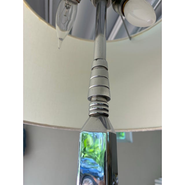 Metal 1930s Oscar Bach Floor Lamp For Sale - Image 7 of 12