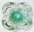 Early 20th Century Vintage Murano Style Green Swirl Catchall Dish or Ashtray For Sale - Image 5 of 10