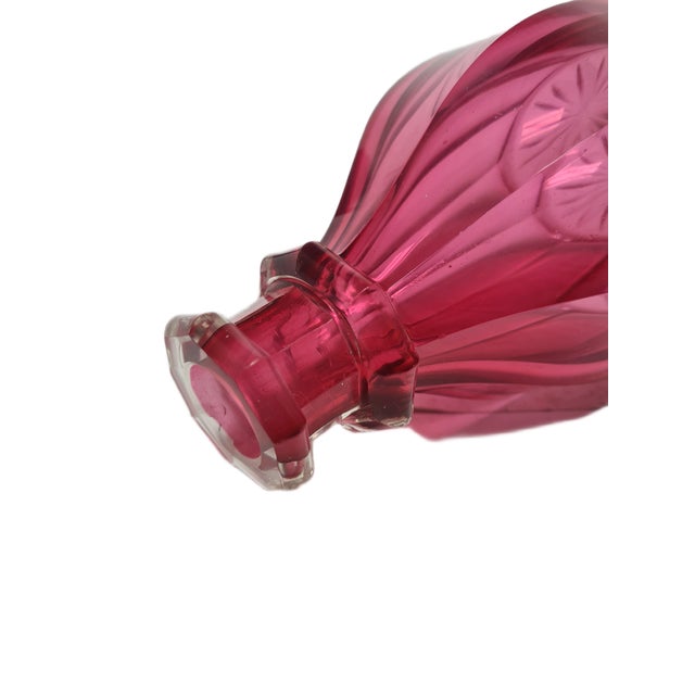 Biedermeier Rubin Carafe, Former Austrio-Hungarian Empire, 1890s For Sale - Image 13 of 14