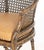 Tortoiseshell Finish Faux Bamboo Caned Tub Chair For Sale - Image 9 of 11