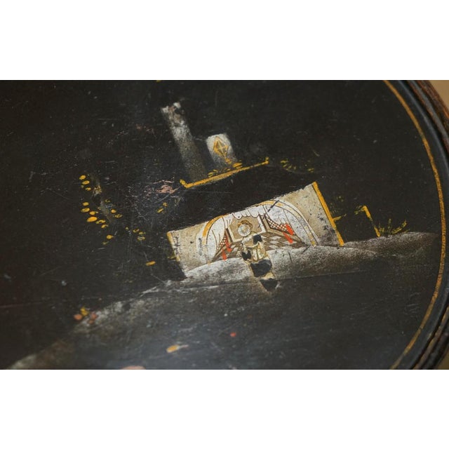 Antique Victorian Chinese Chinoiserie Lacquered Table, 1880 For Sale - Image 15 of 17