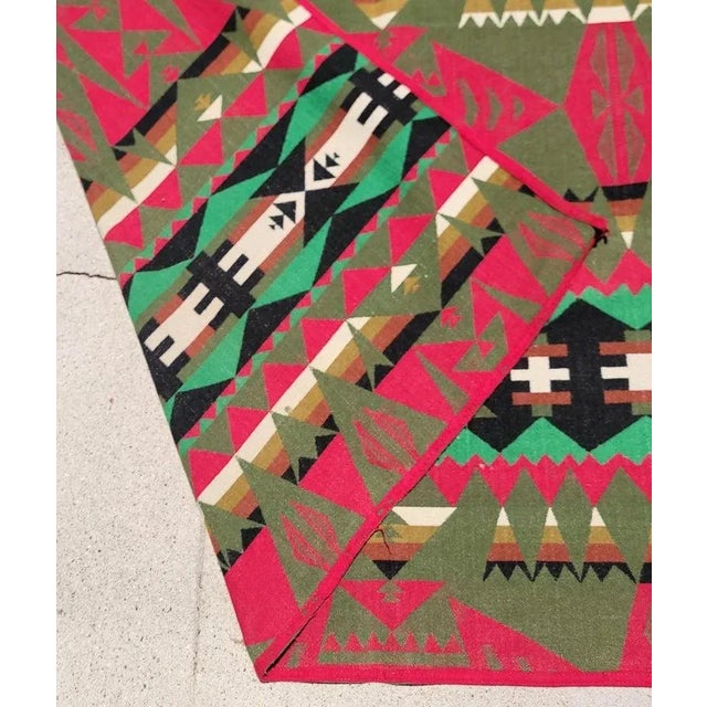 Textile Early Cayuse Pendleton Blanket-Dated 1927 For Sale - Image 7 of 7