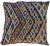 Antique handwoven wool pillow by the Berbers of the High Atlas Mountains of Morocco. Finely-woven tribal chevron pattern...