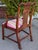 Burton-Ching Chippendale Arm Chair W Scalamandre Stripe For Sale - Image 4 of 5
