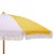 Modern Gallo 6.5 Ft Beach Fringed Umbrella, Yellow Cabana Stripe For Sale - Image 3 of 8
