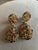 Bochic “Orient” Vintage Multi Color, Citrine, Topaz, Peridot & Amethyst Earrings Set 18K Gold & Silver 4 carats The...