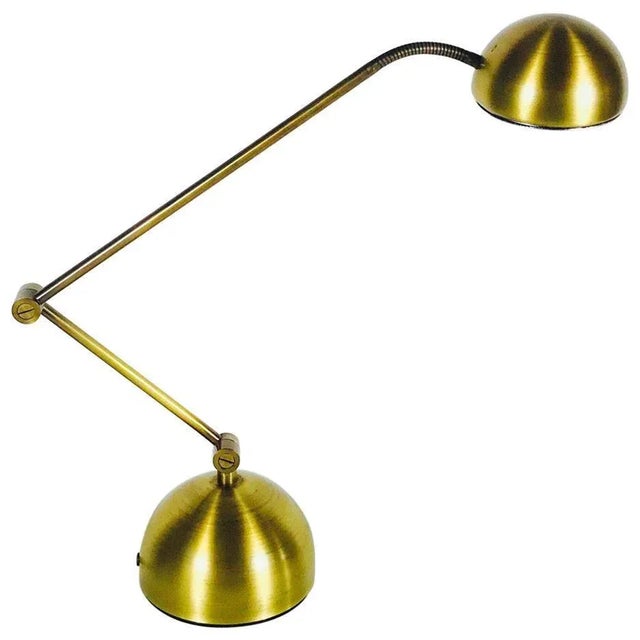 German Brass Table Lamp from Sölken Leuchten, 1970s For Sale - Image 6 of 6