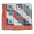 Early 20th Century Hand-Stitched Log Cabin Quilt in Patriotic Colors For Sale