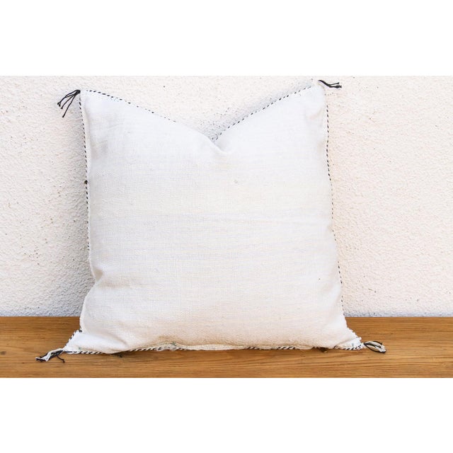 Frost Trail Cactus Silk Moroccan Pillow For Sale In Los Angeles - Image 6 of 7