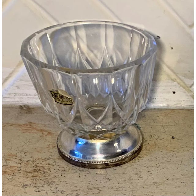 Vintage Val St. Lambert Cut Crystal Bud Vase For Sale - Image 4 of 8
