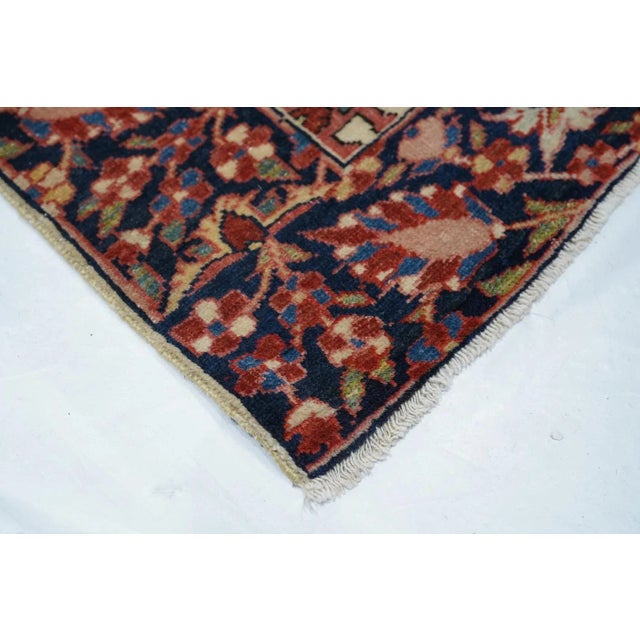 Antique Sarouk Rug 3'3'' x 4'11'' For Sale - Image 4 of 10