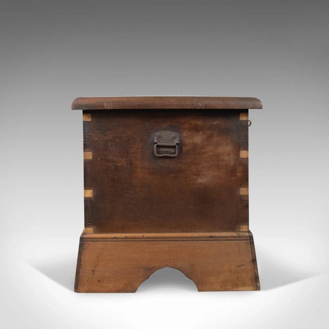 Mid 19th Century 1890 Burmese Teak Dowry Chest For Sale - Image 5 of 13