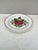 19th Century French Faience Rose Plate signed U&C Sarreguemines.