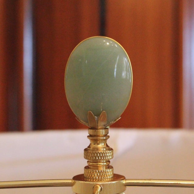 Large Japanese Celadon Blue and Gilt Peacock Vase Adapted Into a Lamp For Sale - Image 15 of 16
