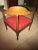 Mid-Century Modern Vintage Corner Chair Wood and Fabric Seat For Sale - Image 3 of 6