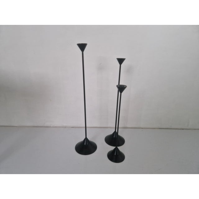 Postmodern Candleholders, 1980s, Set of 3 For Sale - Image 6 of 6