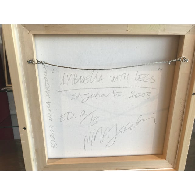 2000 - 2009 Nicola Majocchi "Umbrella With Legs" Photograph 2003 St. John, v.i. For Sale - Image 5 of 6