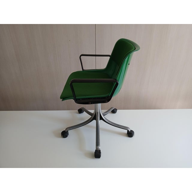 Green Modus Swivel Chair by Centro Progetti Tecno, 1970s For Sale - Image 8 of 18