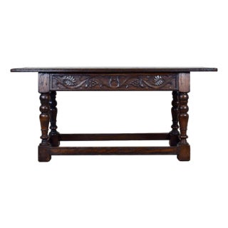 Jamestown Lounge Co. Bench English Jacobean Revival Style For Sale