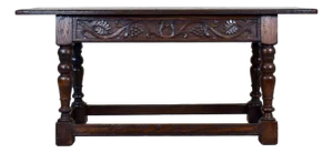 Jamestown Lounge Co. Bench English Jacobean Revival Style