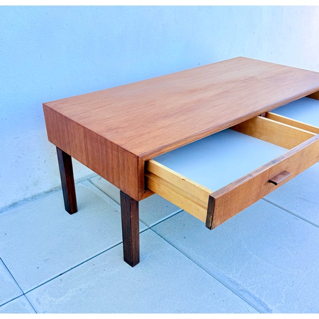 Low Danish TV Stand in Teak, 1960s For Sale - Image 10 of 14