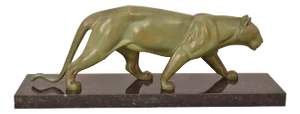 Marcel Leducq, Art Deco Panther, Antimony