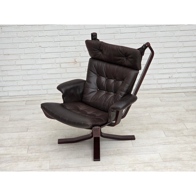 Norwegian Falcon Lounge Chair by Sigurd Ressel for Vatne Møbler, 1970s For Sale - Image 15 of 18