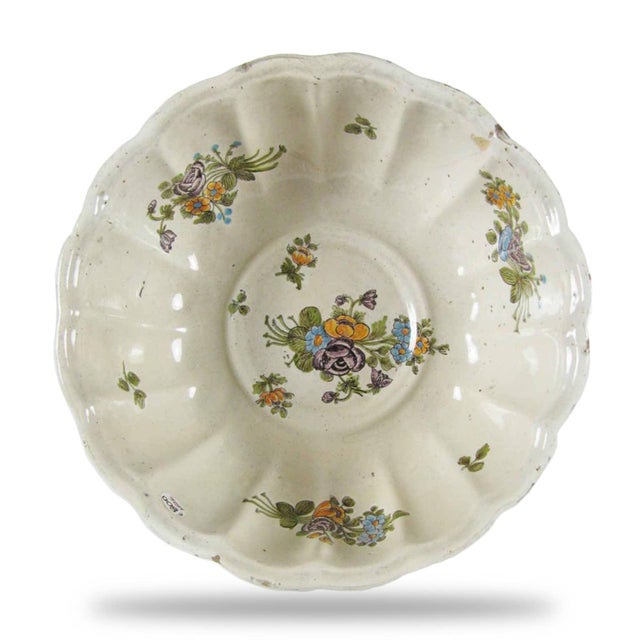 Ceramic Antique Majolica Centerpiece from Lodi For Sale - Image 7 of 7