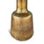 Brass Finish Industrial Modern Round Dining Table For Sale - Image 9 of 11