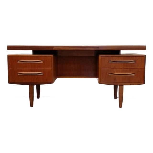 Vintage Mid Century Modern Teak Desk by G Plan For Sale