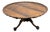 1950s Henredon Piecrust Mahogany Chippendale Style Coffee Table Claw & Ball Feet For Sale