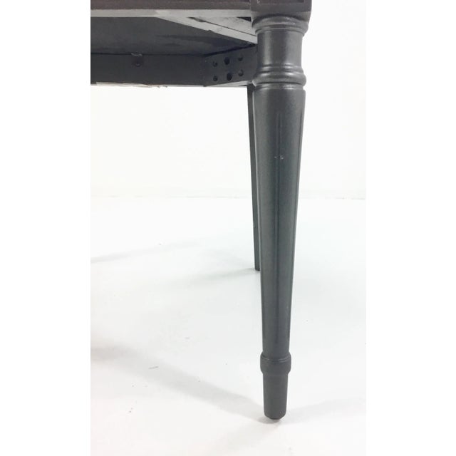 2010s Caracole Gray and Beige Louis Louis Dining/Desk Chair For Sale - Image 5 of 6