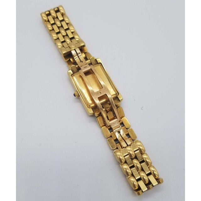 1990s Concord Venetto 18k Gold Women's Wristwatch With Certification For Sale - Image 4 of 8