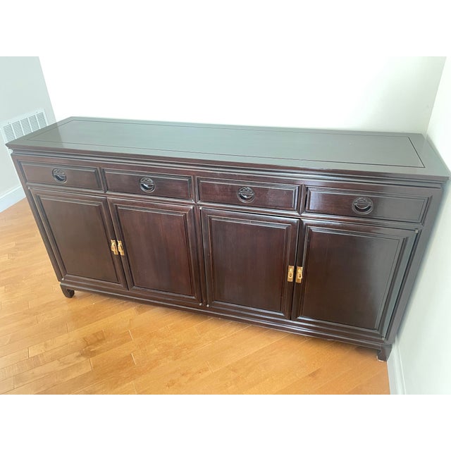 Late 20th Century Rosewood Credenza For Sale In Washington DC - Image 6 of 6