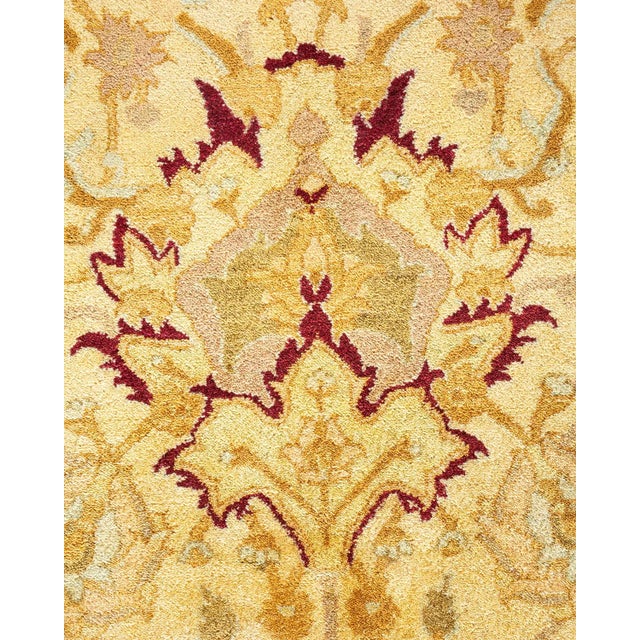 Traditional Mogul, One-of-a-Kind Hand-Knotted Area Rug - Ivory, 9' 3" x 12' 3" For Sale - Image 3 of 8