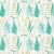 Sample - Schumacher Halcott Indoor/Outdoor Fabric in Aqua For Sale
