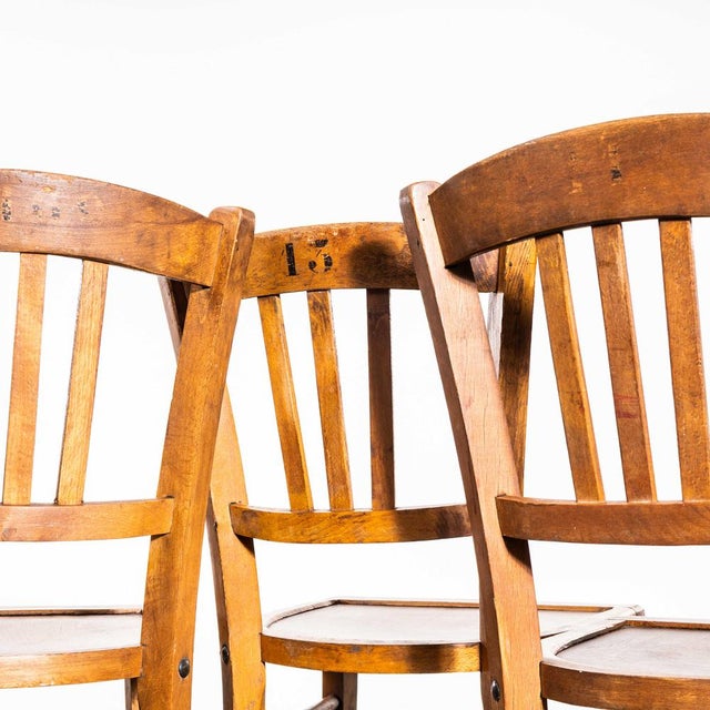 Farmhouse French Dark Oak Dining Chairs, 1940s, Set of 6 For Sale - Image 9 of 13