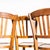 Farmhouse French Dark Oak Dining Chairs, 1940s, Set of 6 For Sale - Image 9 of 13