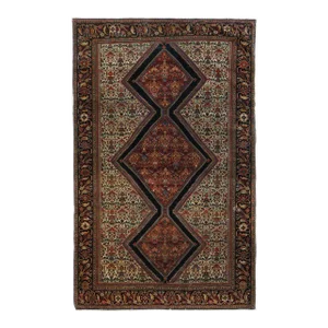 Late 18th Century Antique Sarouk Rug 4'2'' x 6'9''