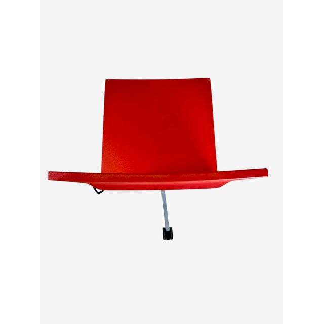 Red Vitra .04 Studio Chair by Maarten Van Severen Circa 2000 For Sale - Image 8 of 8