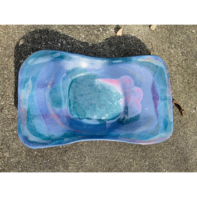 Signed Studio Art Pottery Platter For Sale In Jacksonville, FL - Image 6 of 6