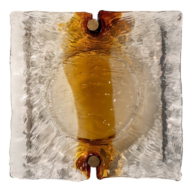 Large Wall Lamp by Toni Zuccheri for Venini, Italy, 1960 For Sale