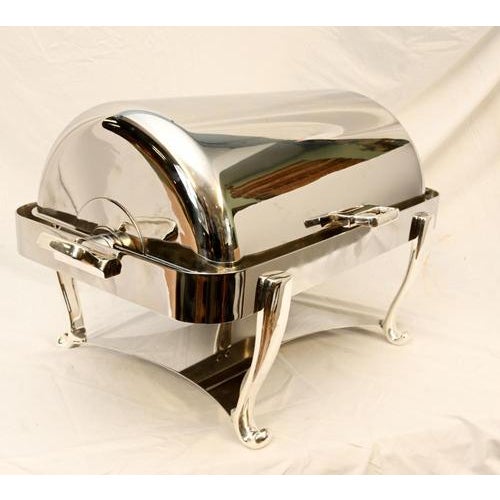 Vintage Silver Plate Chafing Dish, Sheffield For Sale - Image 9 of 13