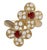 Contemporary Van Cleef & Arpels Contemporary Ruby and Diamond “Trefle” Ring, 18KY Gold Size 6 For Sale - Image 3 of 18