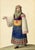 Paper Michela De Vito, Costume of St. Catherine, Province of Calabria in the Kingdom of Naples, 1800s, Watercolour For Sale - Image 7 of 7