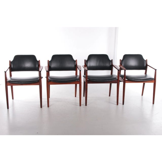 Model 62A Chairs by Arne Vodder for Sibast, Denmark, 1960s, Set of 4 For Sale - Image 9 of 9